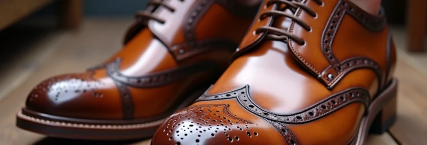 chaussures en cuir